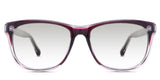 Arlet black tinted Gradient in the Dierama variant - it's an oval shape frame with acetate built-in nose pads and a visible wire core in the arm.