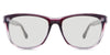 Arlet black tinted Standard Solid in the Dierama variant - it's an oval shape frame with acetate built-in nose pads and a visible wire core in the arm.