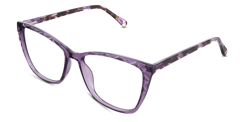 Bethany eyeglasses in the alliums variant - have a narrow-width nose bridge. 