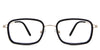 Bevin eyeglasses in the obsidian variant - it's a full-rimmed acetate frame in color black.