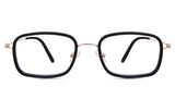 Bevin eyeglasses in the obsidian variant - it's a full-rimmed acetate frame in color black.