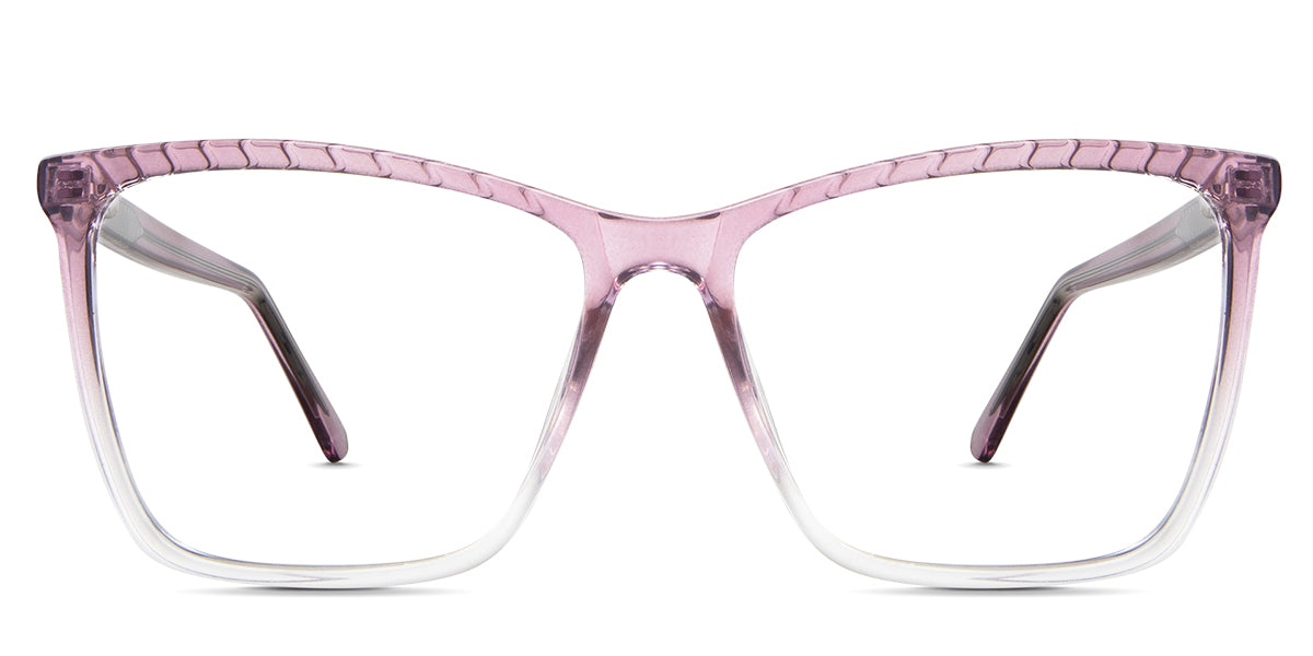 Chaya eyeglasses in the fairytale variant - it's a combination of square and cat-eye-shaped frames.