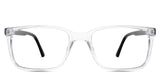 Dante eyeglasses in the crystal variant - it's a crystal clear acetate frame.