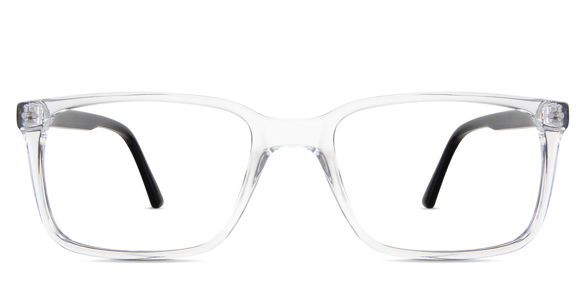 Dante eyeglasses in the crystal variant - it's a crystal clear acetate frame.