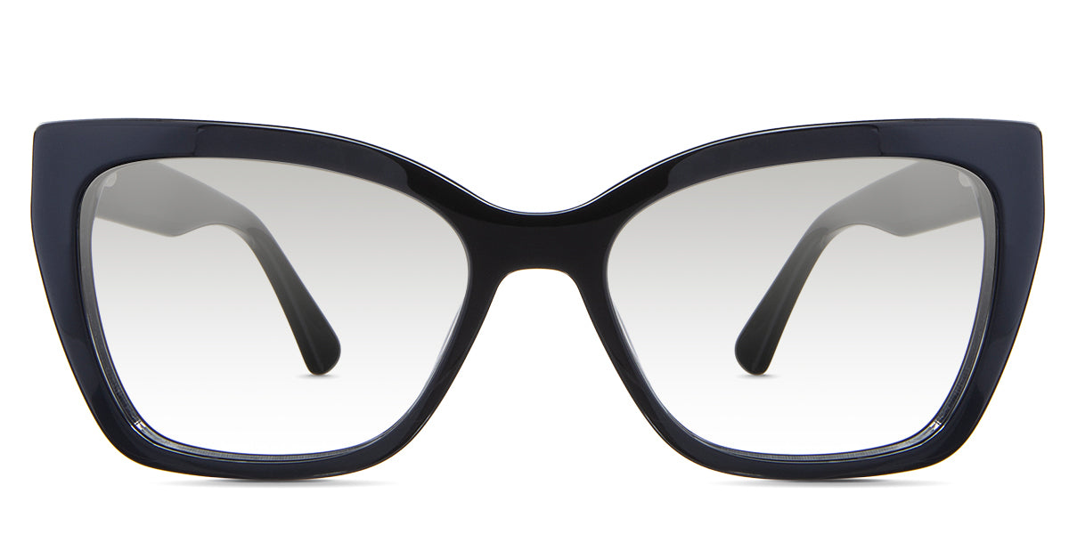 Deanna black tinted Gradient in the Midnight variant - it's a cat-eye shape frame with a low nose bridge and a short temple arm.