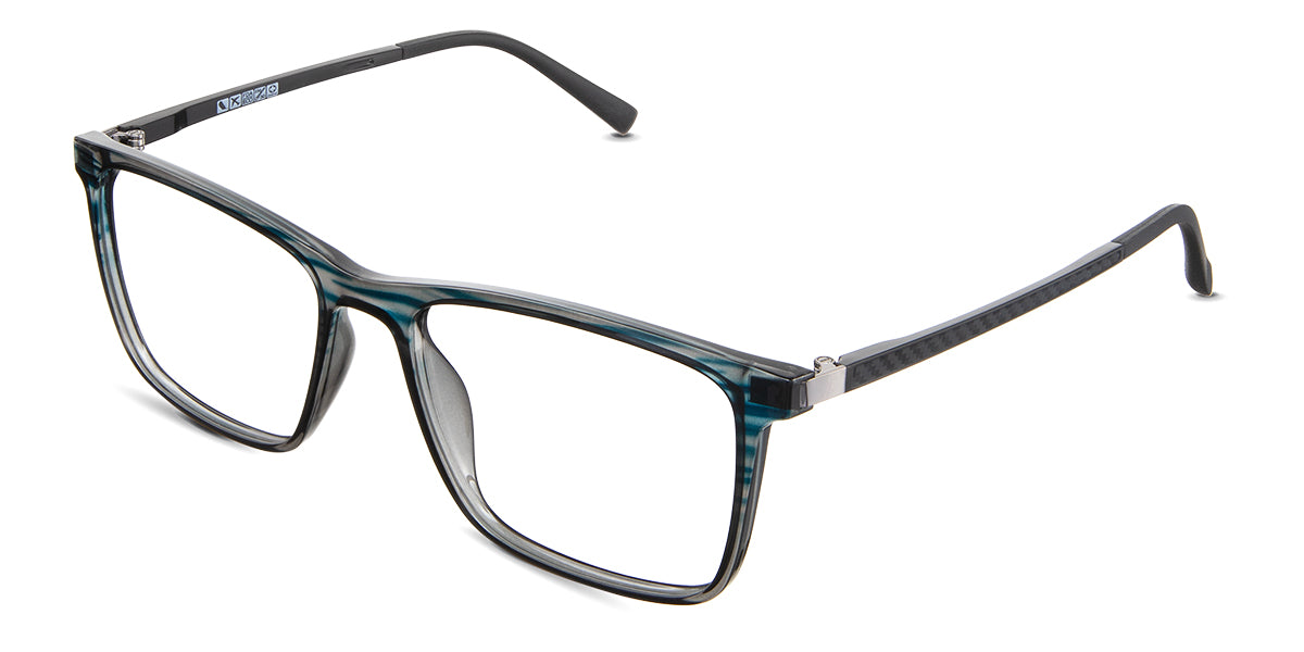 Hugo eyeglasses in the herons variant - have built-in nose pads.