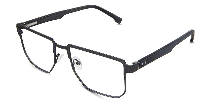 Jefferson eyeglasses in the dexter variant - have a narrow nose bridge of 18mm.