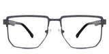 Jefferson eyeglasses in the dexter variant - it's a combination of geometric square frames in color matte black.