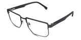 Jefferson eyeglasses in the ashgrey variant - have silicone nose pads.