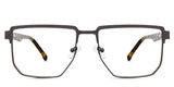 Jefferson eyeglasses in the muskrat variant - it's a full-rimmed frame in color brown.