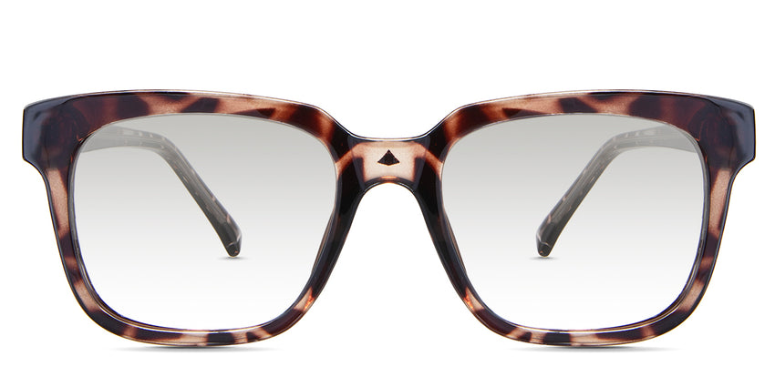 Linden black tinted Gradient in the Featherstone variant - it's a square frame with acetate built-in nose pads and a square-shaped end piece.