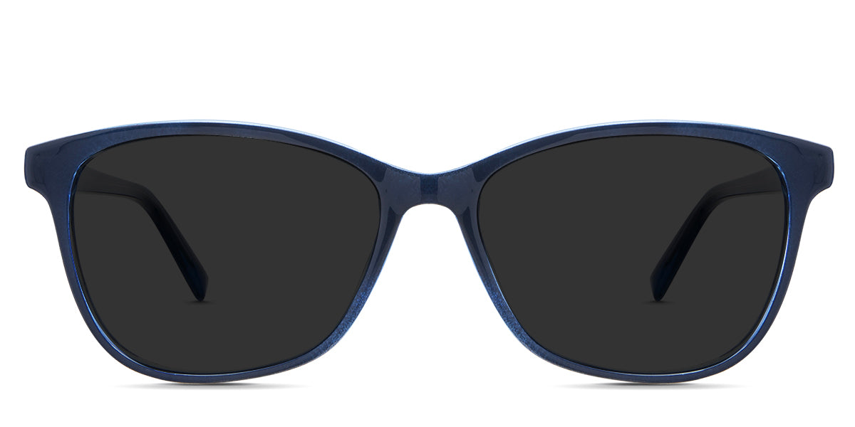 Lorela gray Polarized in the T.Navy variant - it's a full-rimmed frame with a U-shaped nose bridge and square-shaped temple tips.