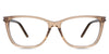 Ophelia eyeglasses in the robust variant - it's a full-rimmed frame in color brown.