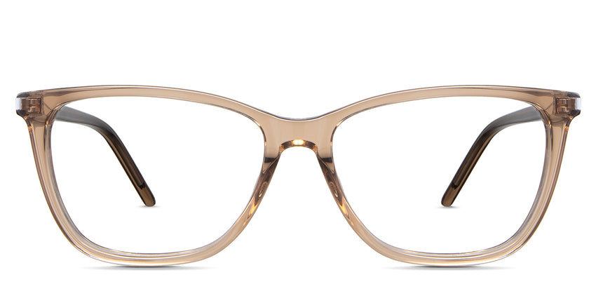 Ophelia eyeglasses in the robust variant - it's a full-rimmed frame in color brown.