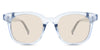 Sailor Beige Tinted Solid in the Aoki variant - it's a transparent frame with a U-shaped nose bridge and broad temple arms.