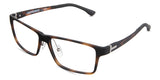 Skinner eyeglasses in the tortoise variant - it has metal adjustable and silicone nose pads.