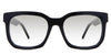 Tatum black tinted Gradient in the Midnight variant - it's an acetate frame with a U-shaped nose bridge and a broad temple.