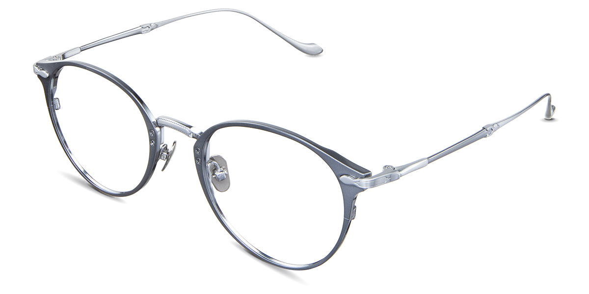 Titus eyeglasses in the gun variant - have a high nose bridge.