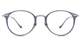 Titus eyeglasses in the gun variant - it's an oval frame with a pointed end piece.