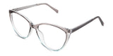 Zora eyeglasses in the mist variant - have a narrow nose bridge.