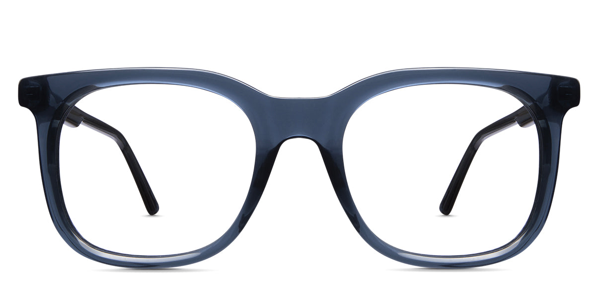 Gauri single vision glasses in jet-setter variant - it's medium square frame in black colour