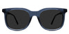 Gauri black tinted Standard Solid single vision glasses in olympic variant - it's medium square frame